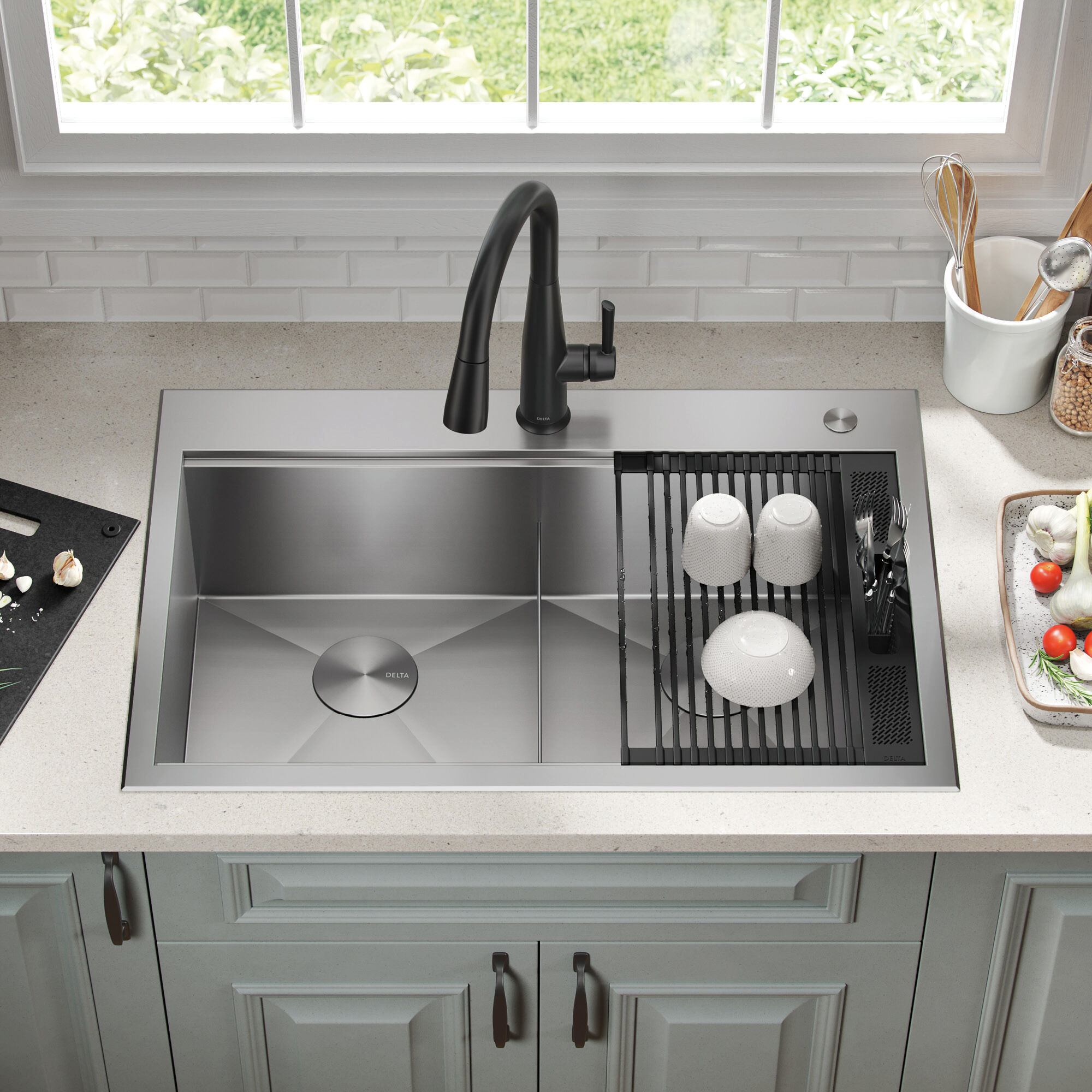 Double Sink Kitchen Countertop – Kitchen Info